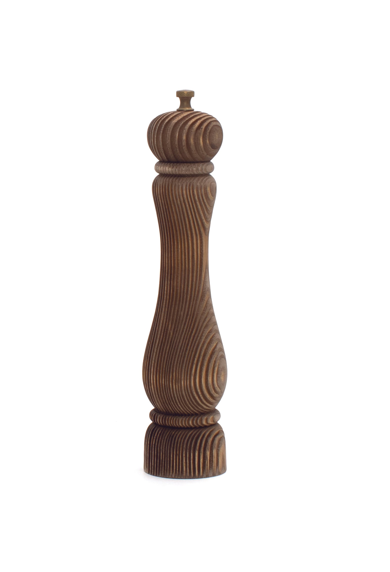 Bisetti Imperia Olive Wood Pepper Mill, 9-7/8-Inches