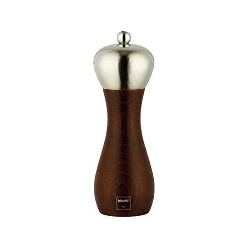 Bisetti Imperia Olive Wood Pepper Mill, 9-7/8-Inches