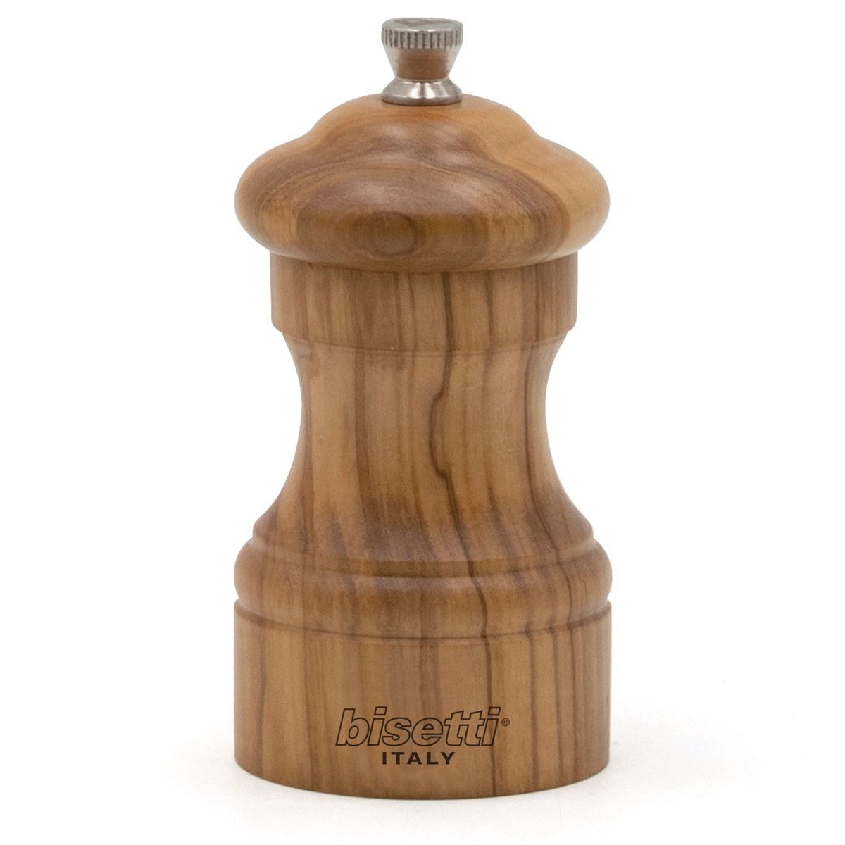 Bisetti Imperia Olive Wood Pepper Mill 3 15 16 Inches BisettiUSA