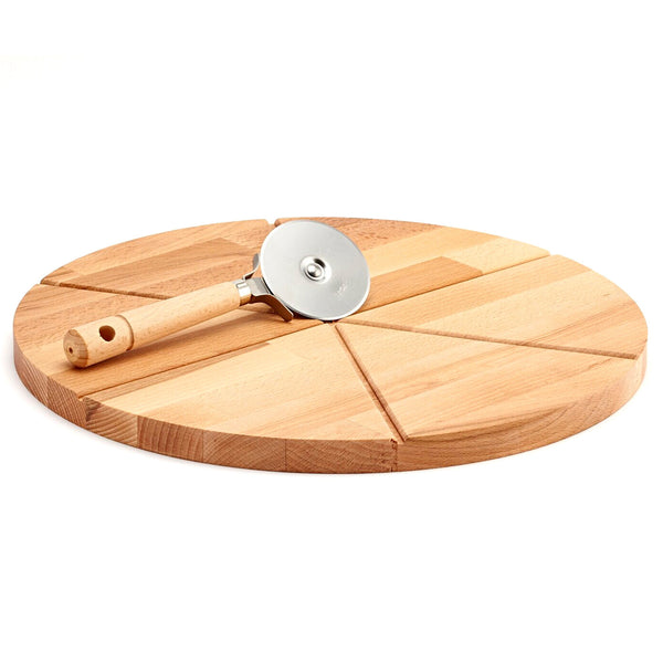 Wooden Chopping Board with Cutter