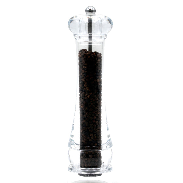 Bisetti Perugia Acrylic Pepper Mill 9 7 8 Inches BisettiUSA